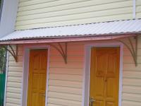 Облегченный сварной козырек