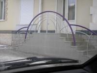 Сварные перила из круглой трубы