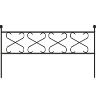 Красивое газонное ограждение