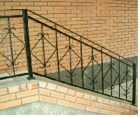 Легко монтируемое ограждение на лестницу