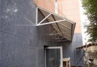 Сварной козырек в подвал