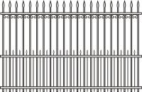 Эскиз кованных заборов арт 08