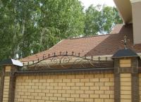 Красивое кованое навершие