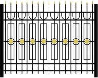 Сварной забор арт 30