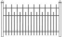 Сварной забор арт 8