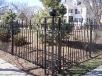 Сварной забор из квадратного прутка