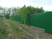 Забор из профлиста 2 метра