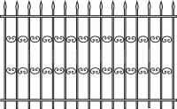 Эскиз кованных заборов арт 06