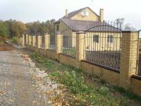 Сварной забор в усадьбу