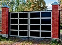 Сварные ворота на дачу